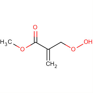 2-Propenoic acid, 2-(hydroperoxymethyl)-, methyl ester molecular structure