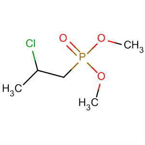Phosphonic acid, P-(2-chloropropyl)-, dimethyl ester molecular structure
